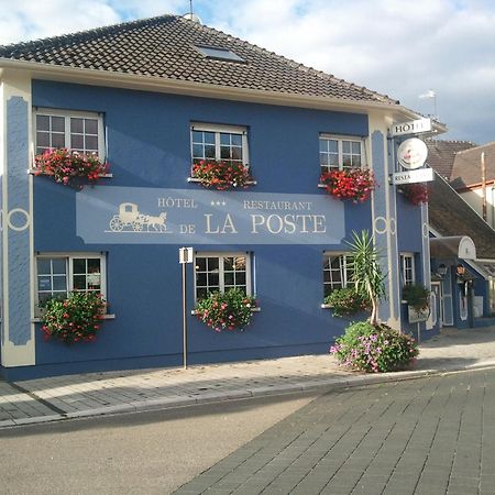 Hotel Restaurant De La Poste Mulhouse Ottmarsheim Bantzenheim Exteriör bild